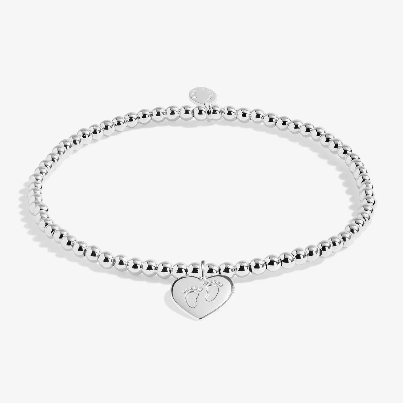 Joma Jewellery A Little 'Little Bundle Of Joy' Bracelet In Silver Plating