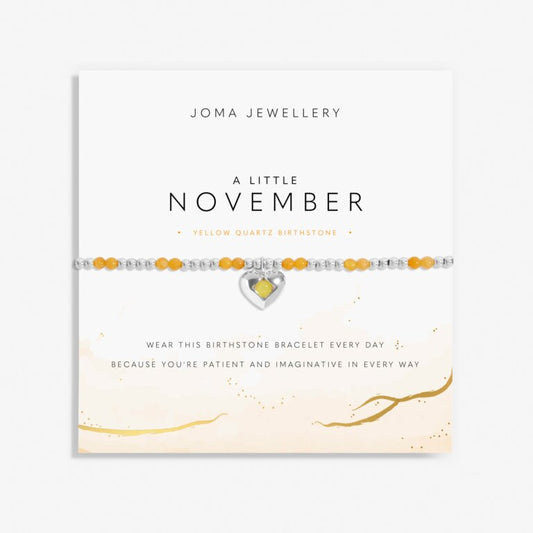 Joma Jewellery Birthstone A Little “November” Bracelet