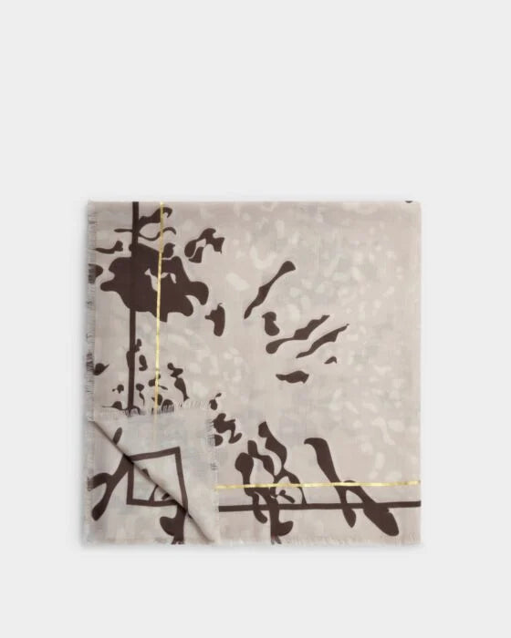 Katie Loxton Printed Foil Scarf