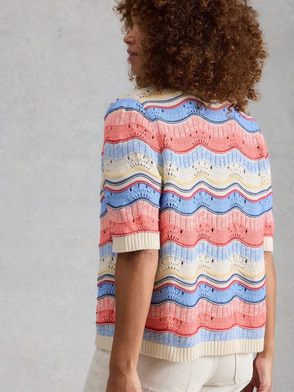 White Stuff Isabella Wavy Cardigan