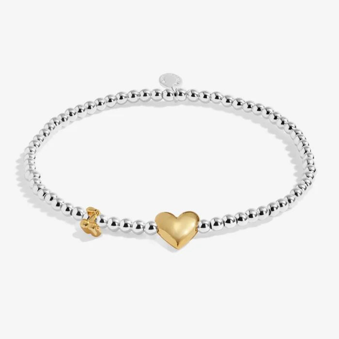 Joma Jewellery Birth Month A Little 'May' Bracelet in Silver and Gold Plating