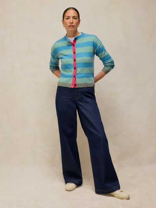 White Stuff Sansa Stripe Cardigan
