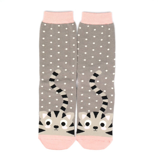 Miss Sparrow Kitty & Spots socks