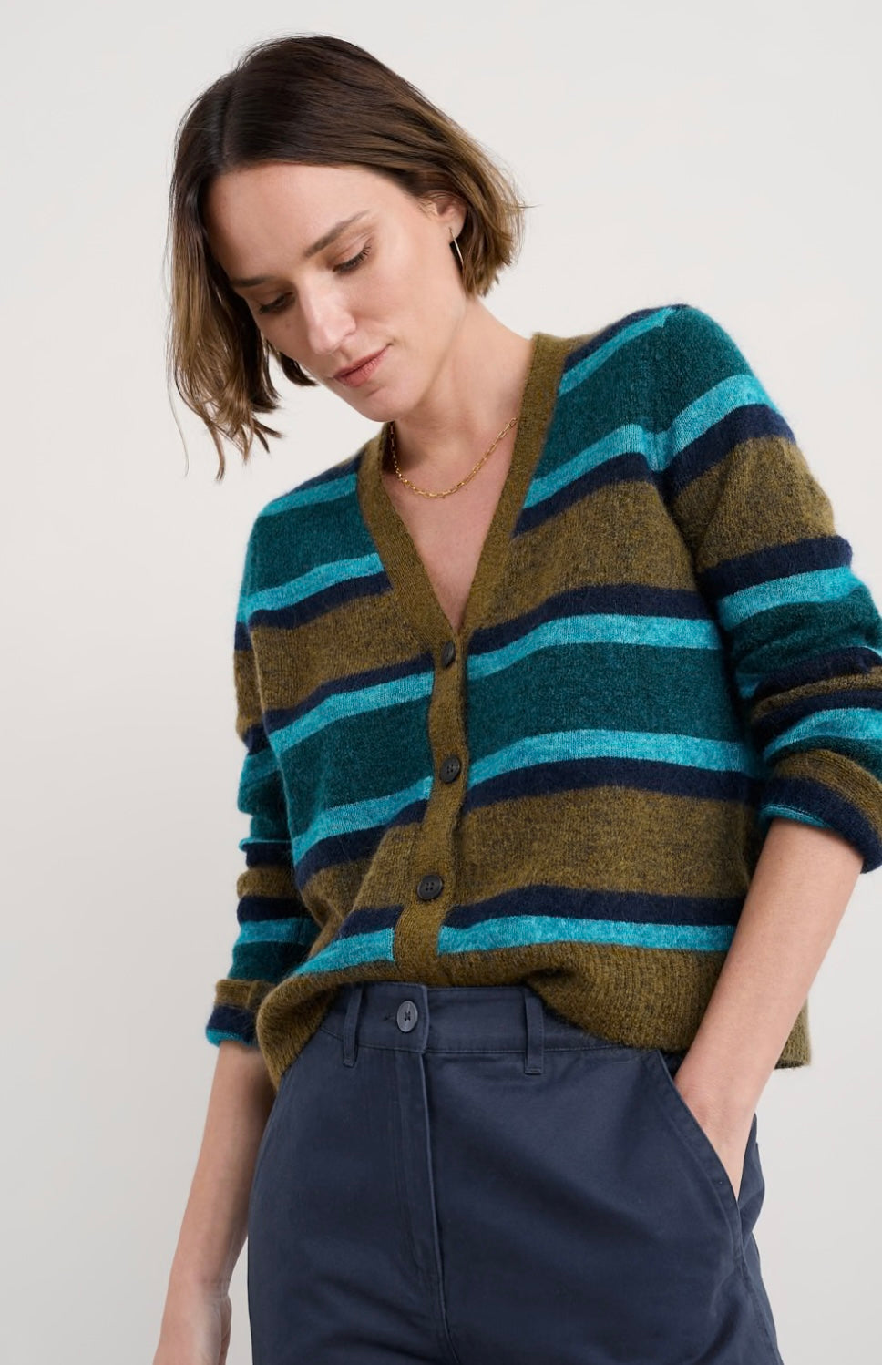 Seasalt Etching Cardigan