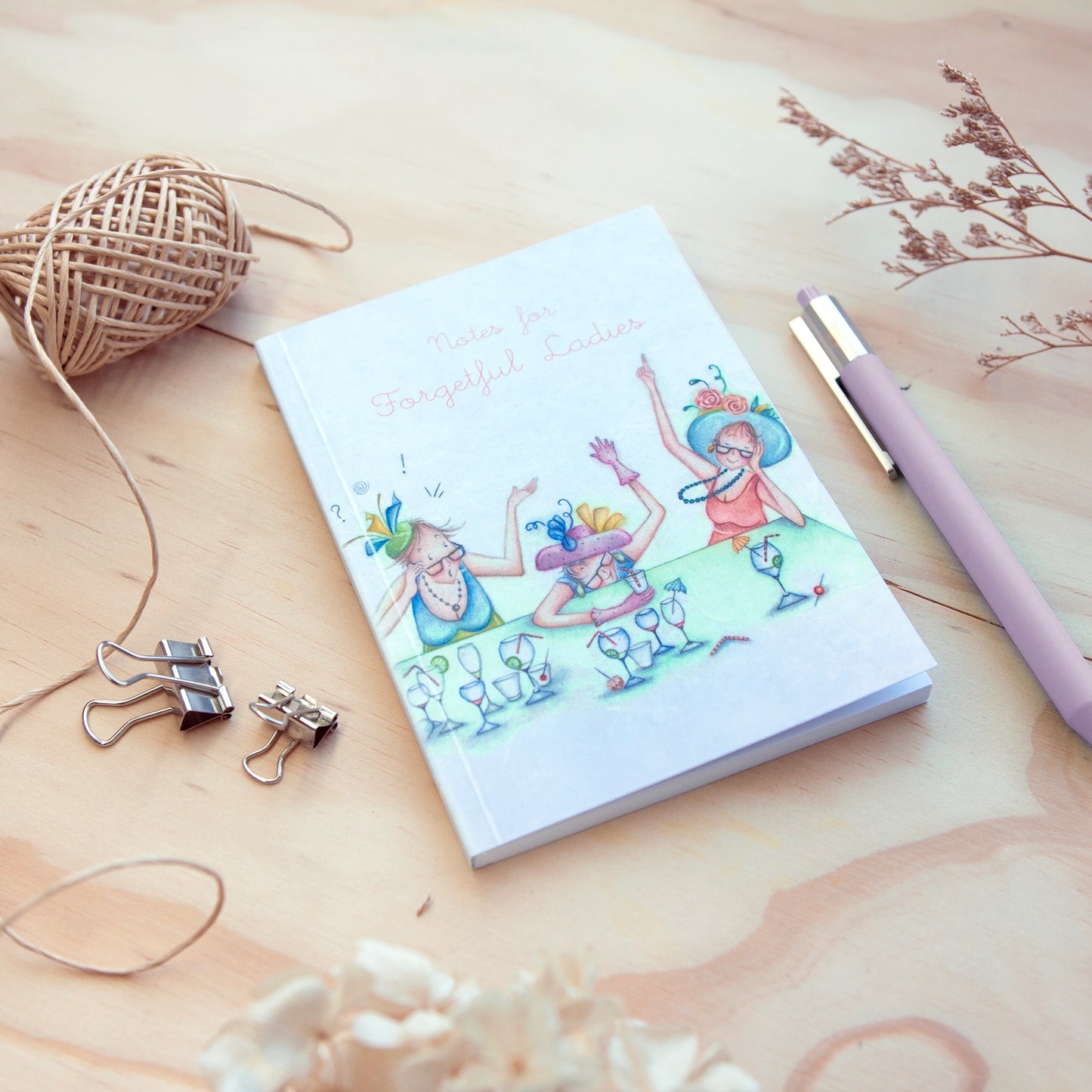 Berni Parker A6 Notebook Notes for Forgetful Ladies