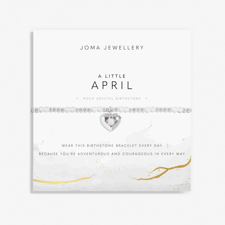 Joma Jewellery Birthstone A Little “April” Bracelet