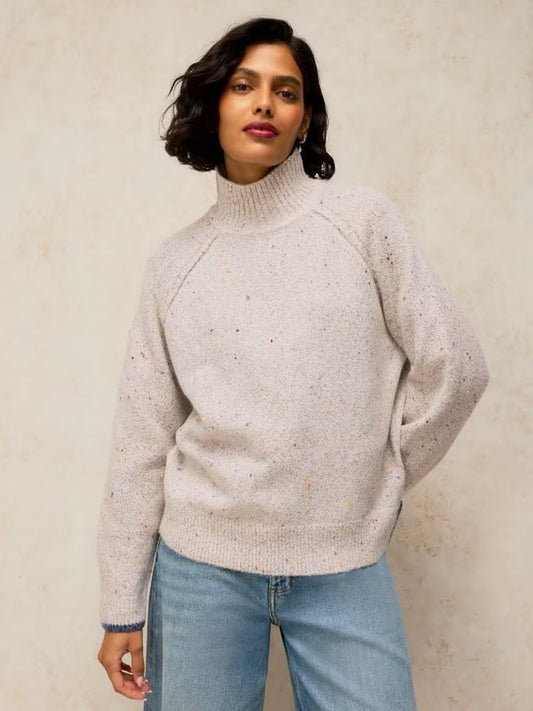 White Stuff Talia Nep High Neck Jumper