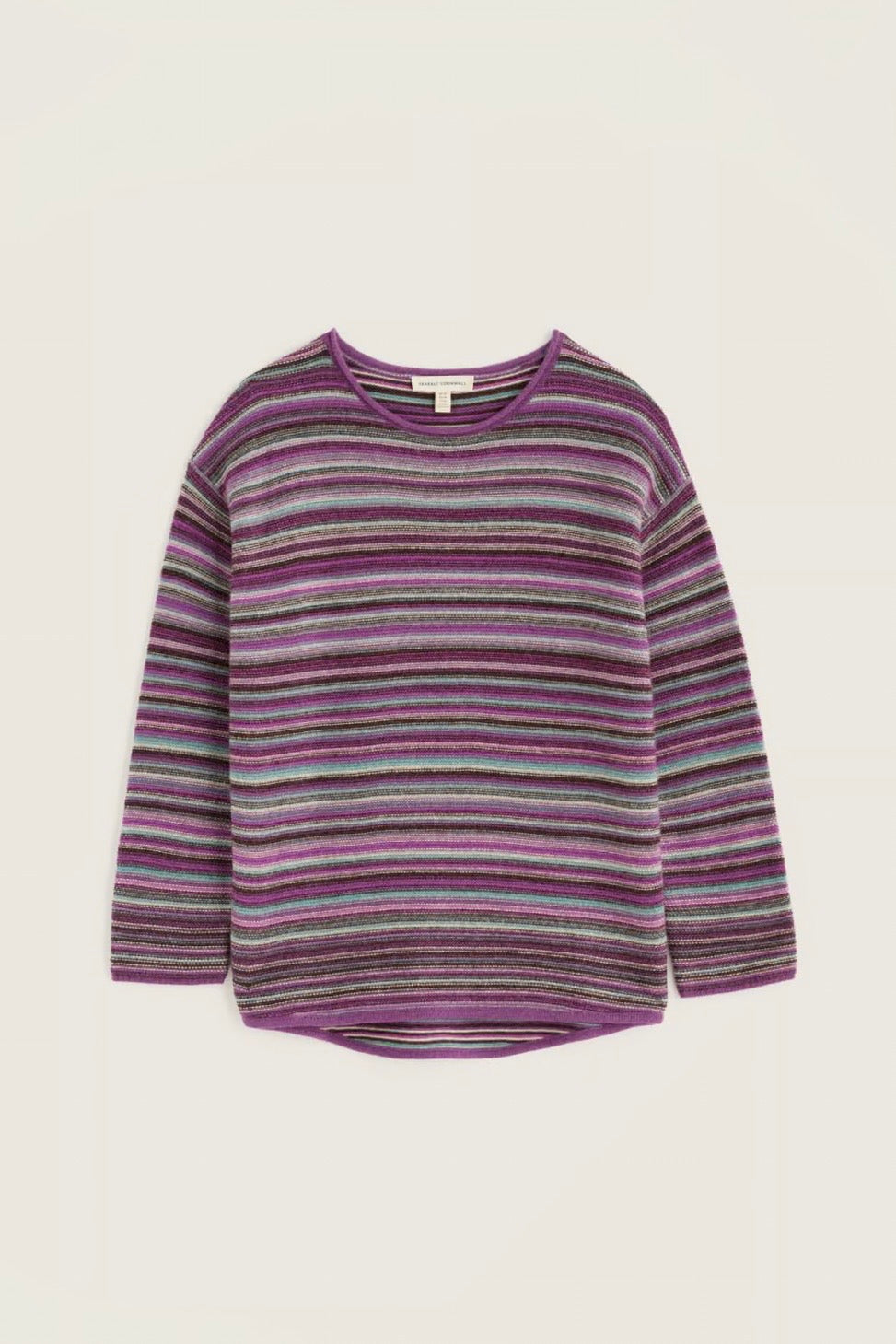 Fruity Jumper Ripple Marks Purple Coral Mix
