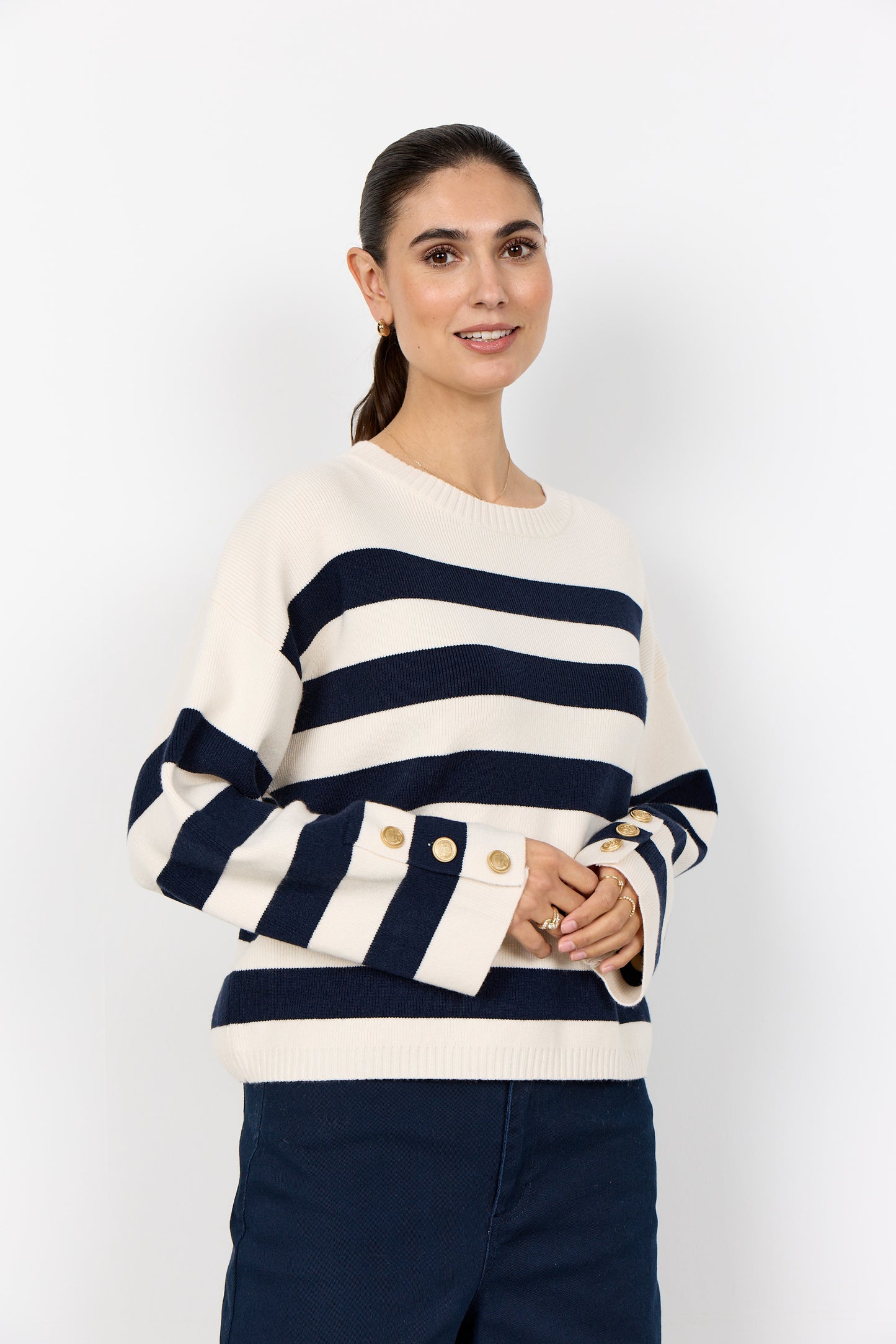 Soya Concept Kanita Stripe Pullover Jumper