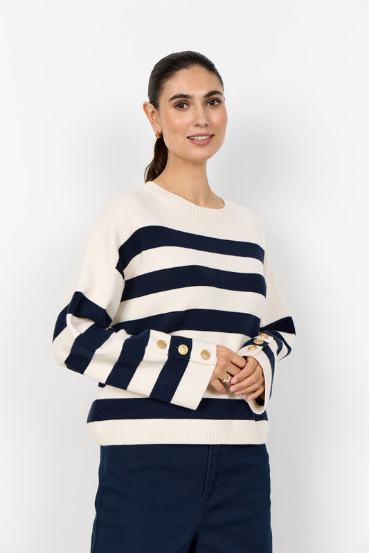 Soya Concept Kanita Stripe Pullover Jumper