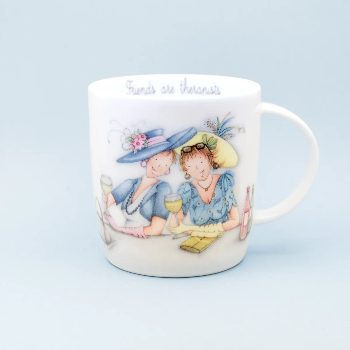 Berni Parker  Fine China Mug Life Friends are therapists