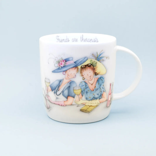 Berni Parker  Fine China Mug Life Friends are therapists