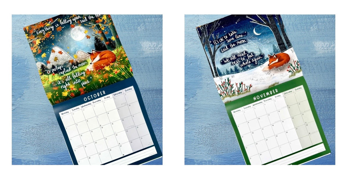 Fox Under The Moon Calendar