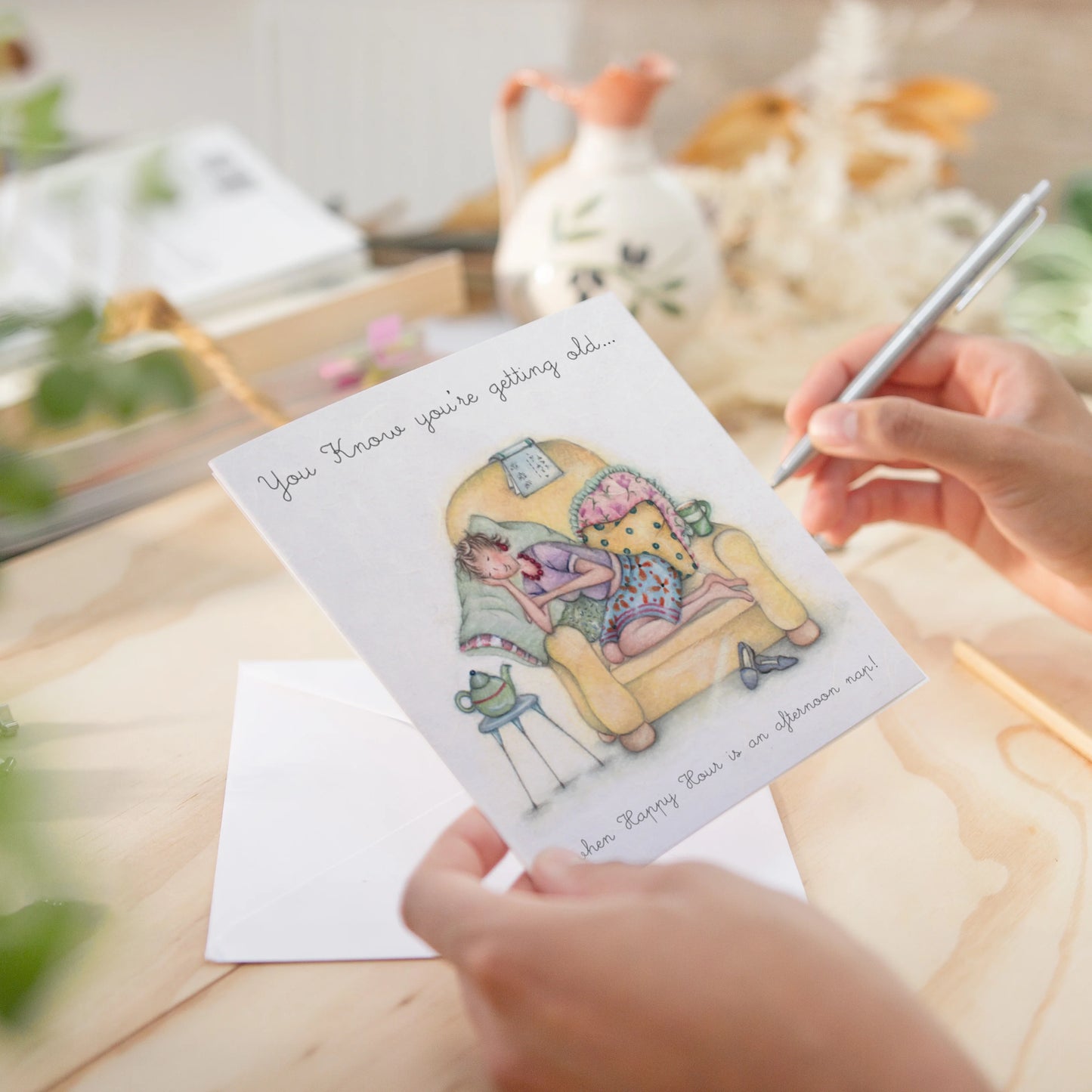 Berni Parker Afternoon Nap Card