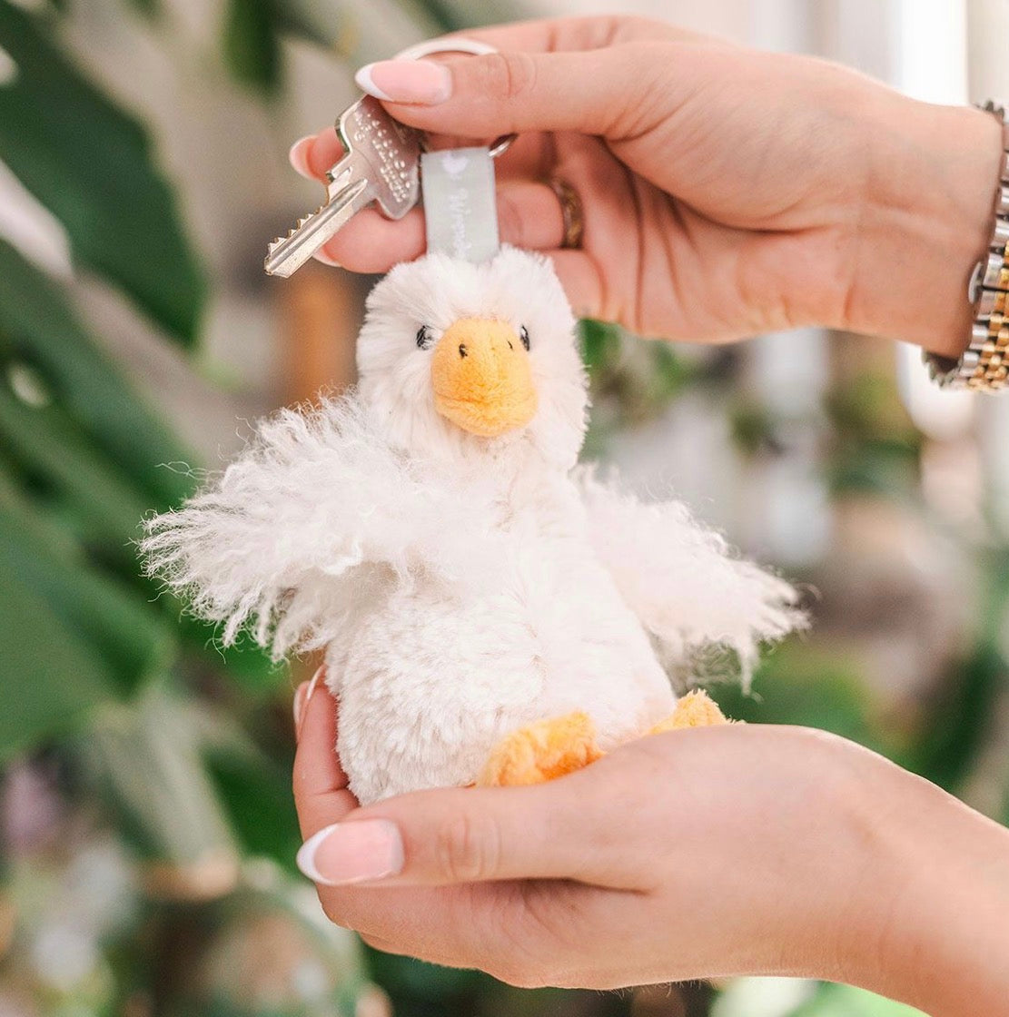 Wrendale Designs Pearl Goose Plush Character Keyring