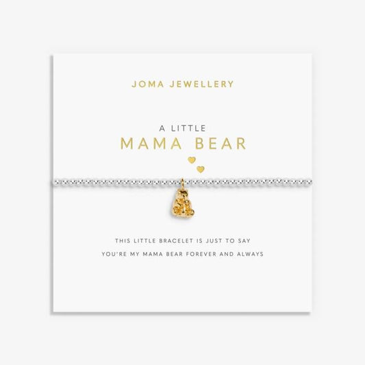 Joma Jewellery A Little Mama Bear In Silver Plating