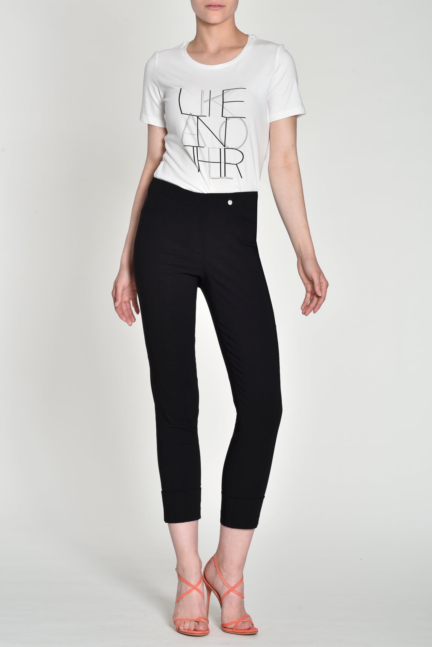 Robell Black Bella Trousers 51568 (Colour 90)