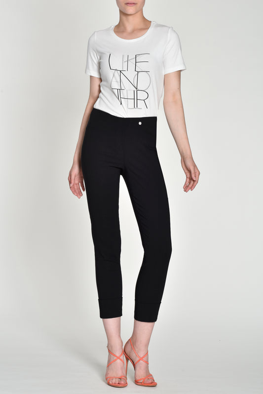 Robell Black Bella Trousers 51568 (Colour 90)