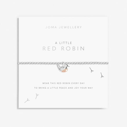 Joma Jewellery A Little Red Robin Bracelet