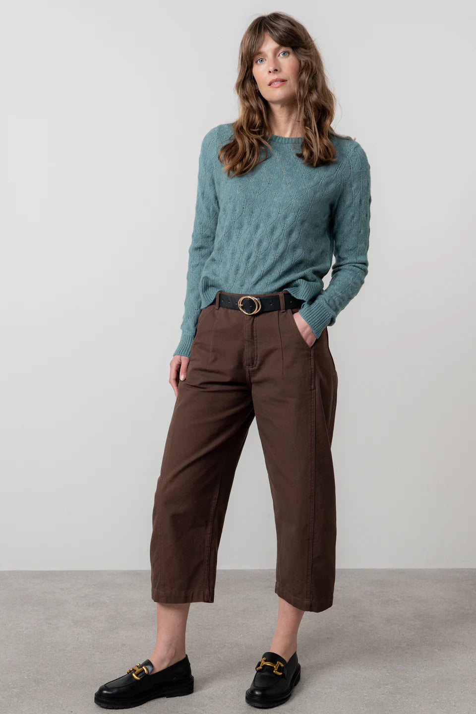 Lily & Me Haresfield Pointelle Knit Jumper