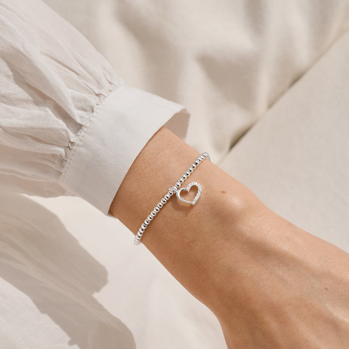 Joma Christmas A Little 'With Love' Bracelet In Silver Plating