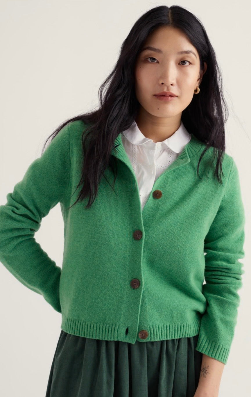 Seasalt Tern Tide Cardigan Pea Pod