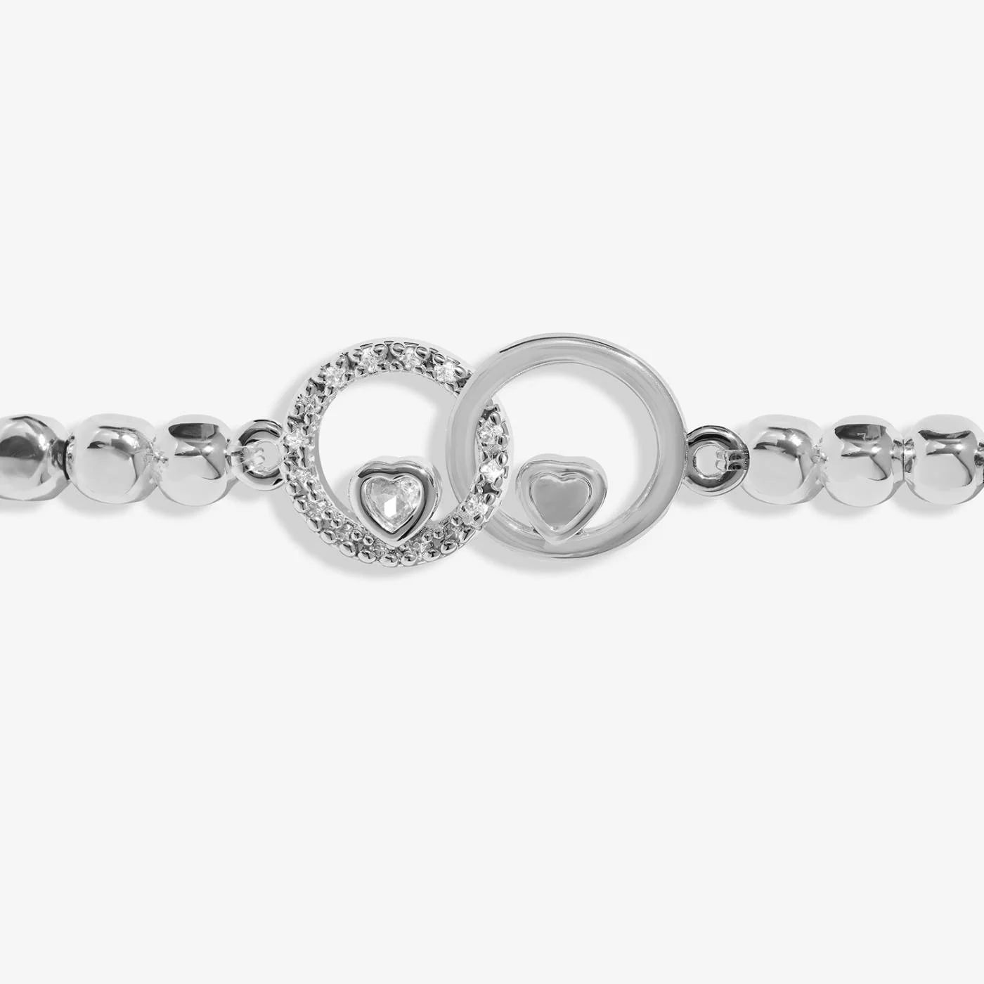 Joma Jewellery Forever Yours 'Wishing You A Happy Retirement' Bracelet In Silver Plating