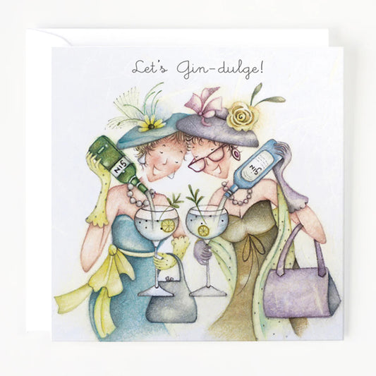 Berni Parker Designs Let's Gin-Dulge Card