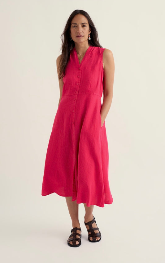 Seasalt Sleeveless Carved Wood Dress