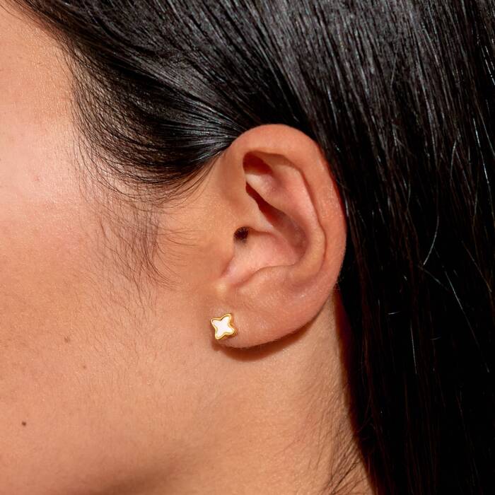 Joma Jewllery Style Stories Mother of Pearl Earrings