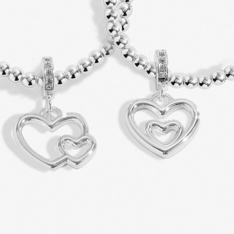 Joma Jewellery “Darling Daughter” Linked Infinity Bracelets