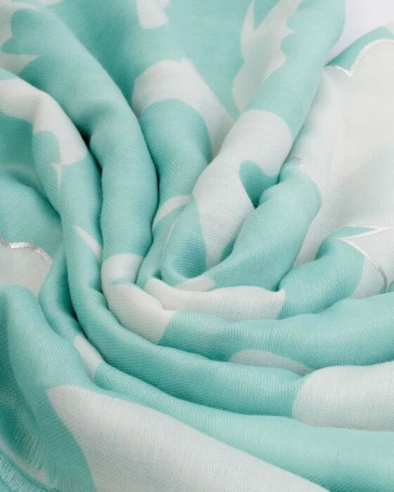 Katie Loxton Printed Foil Scarf