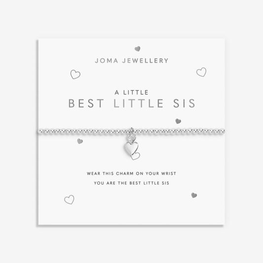 Joma Jewellery A little ‘Best Little Sis’ Silver Plated Bracelet