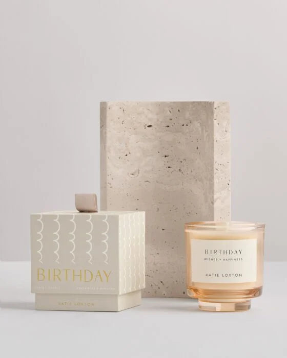 Katie Loxton Sentiment Candle ‘Birthday’