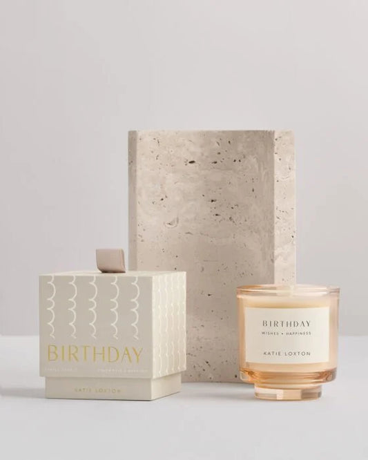 Katie Loxton Sentiment Candle ‘Birthday’