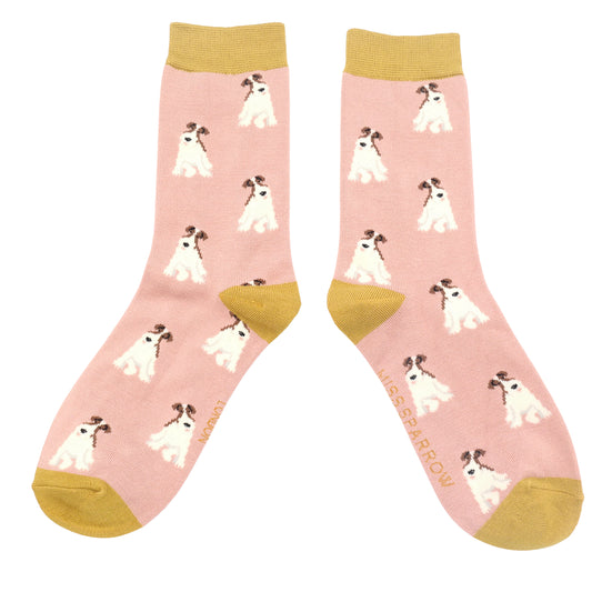 Miss Sparrow Fox Terriers Dusky Pink