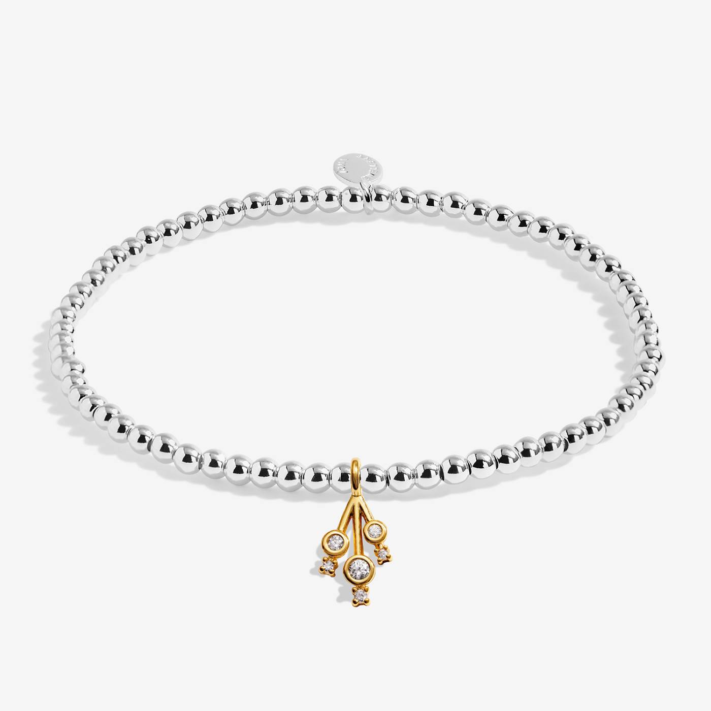 Joma Jewellery A Little 'Anything Is Possible' Bracelet In Silver and Gold Plating