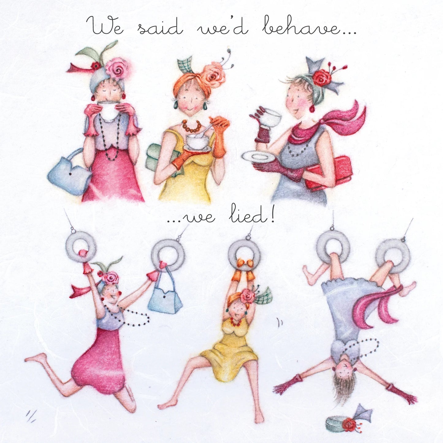 Berni Parker We said we'd behave Card