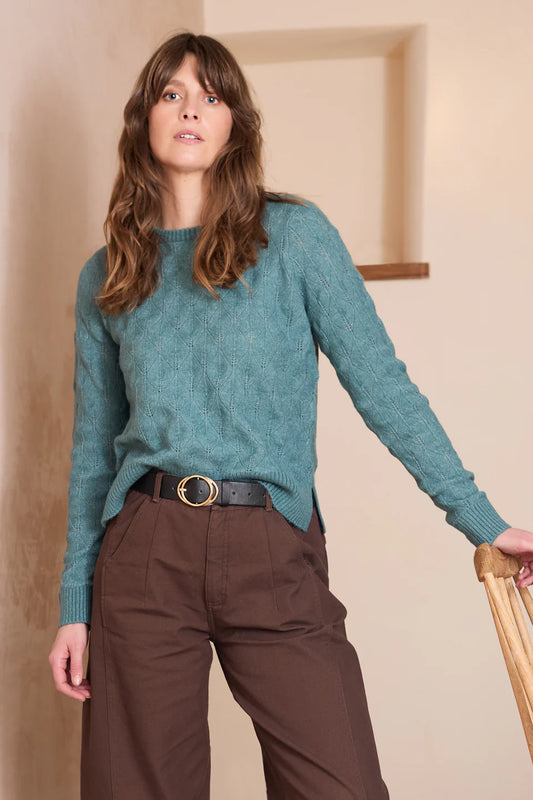 Lily & Me Haresfield Pointelle Knit Jumper