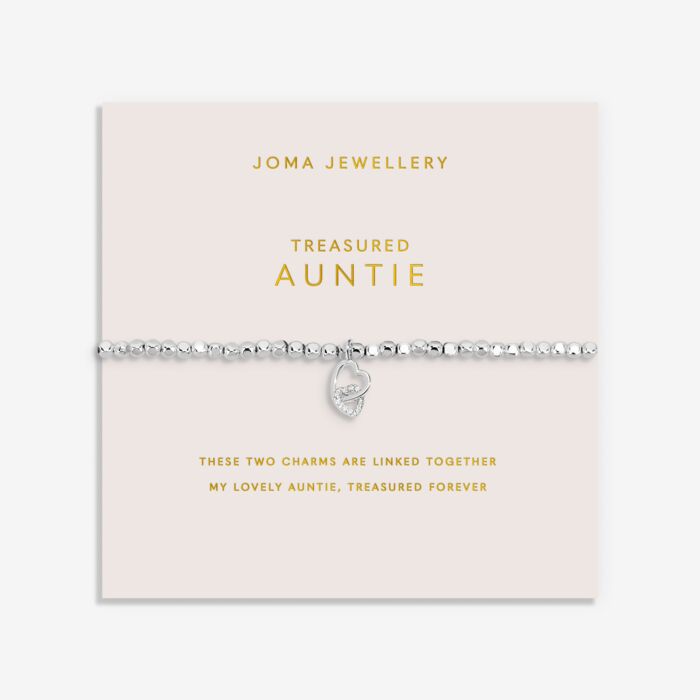 Joma Jewellery Forever Yours ‘Treasured Auntie’ Silver Plated Bracelet