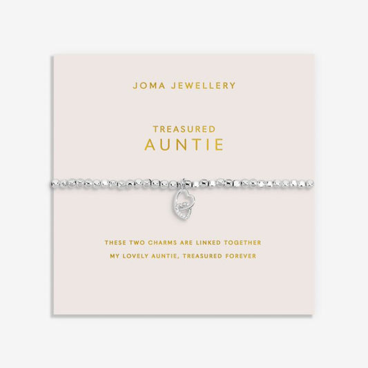 Joma Jewellery Forever Yours ‘Treasured Auntie’ Silver Plated Bracelet