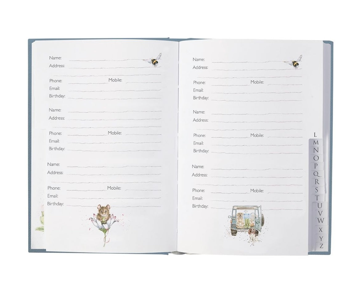 Wrendale “The Highlander” Highland Cow Address Book