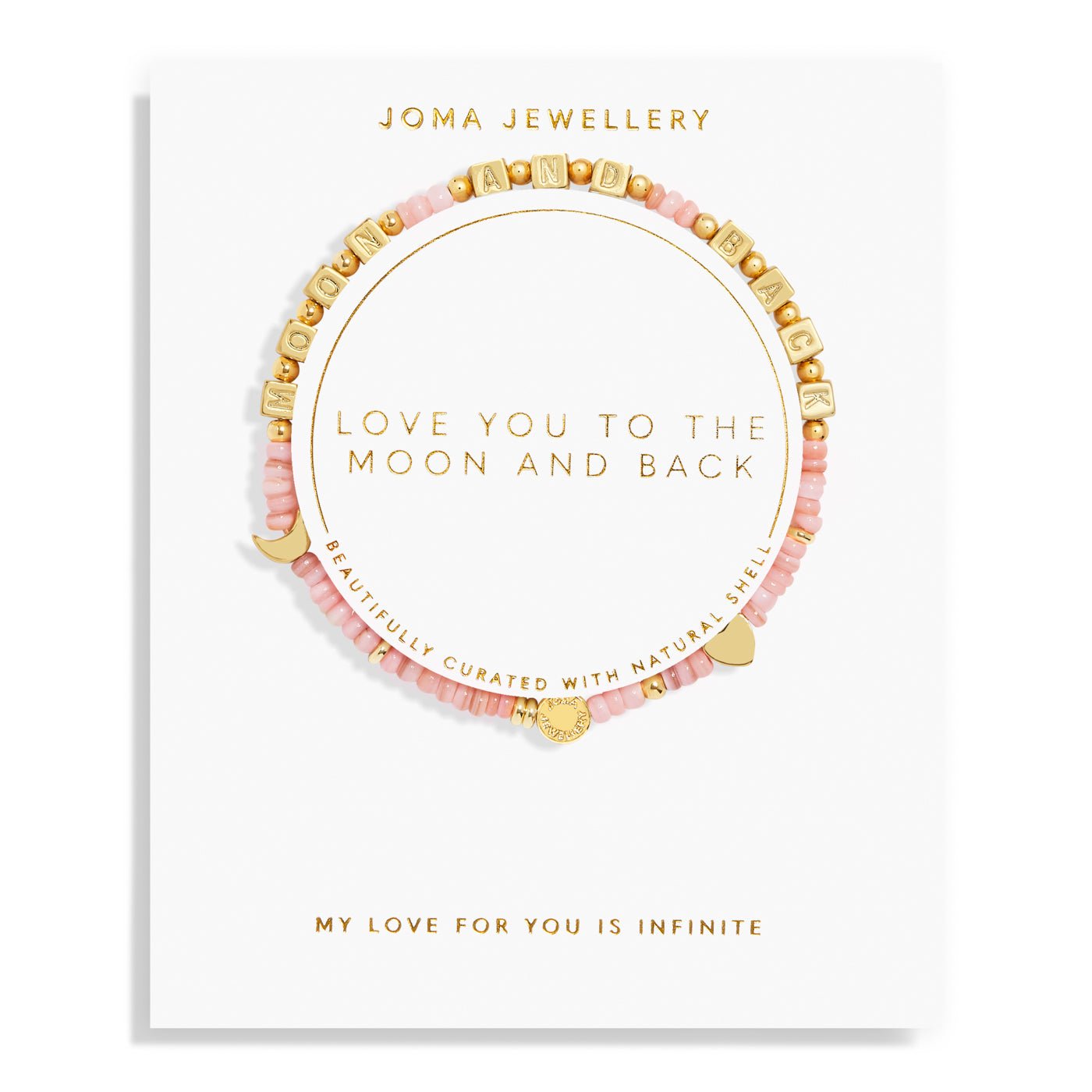 Happy Little Moments Love You to the Moon and Back Bracelet