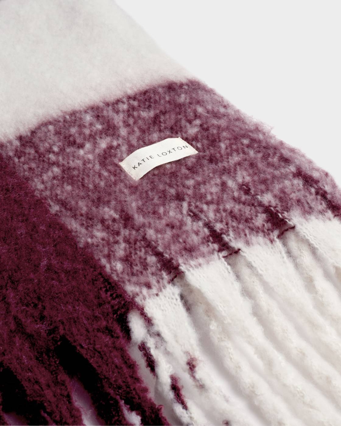 Katie Loxton Recycled Tassel Scarf