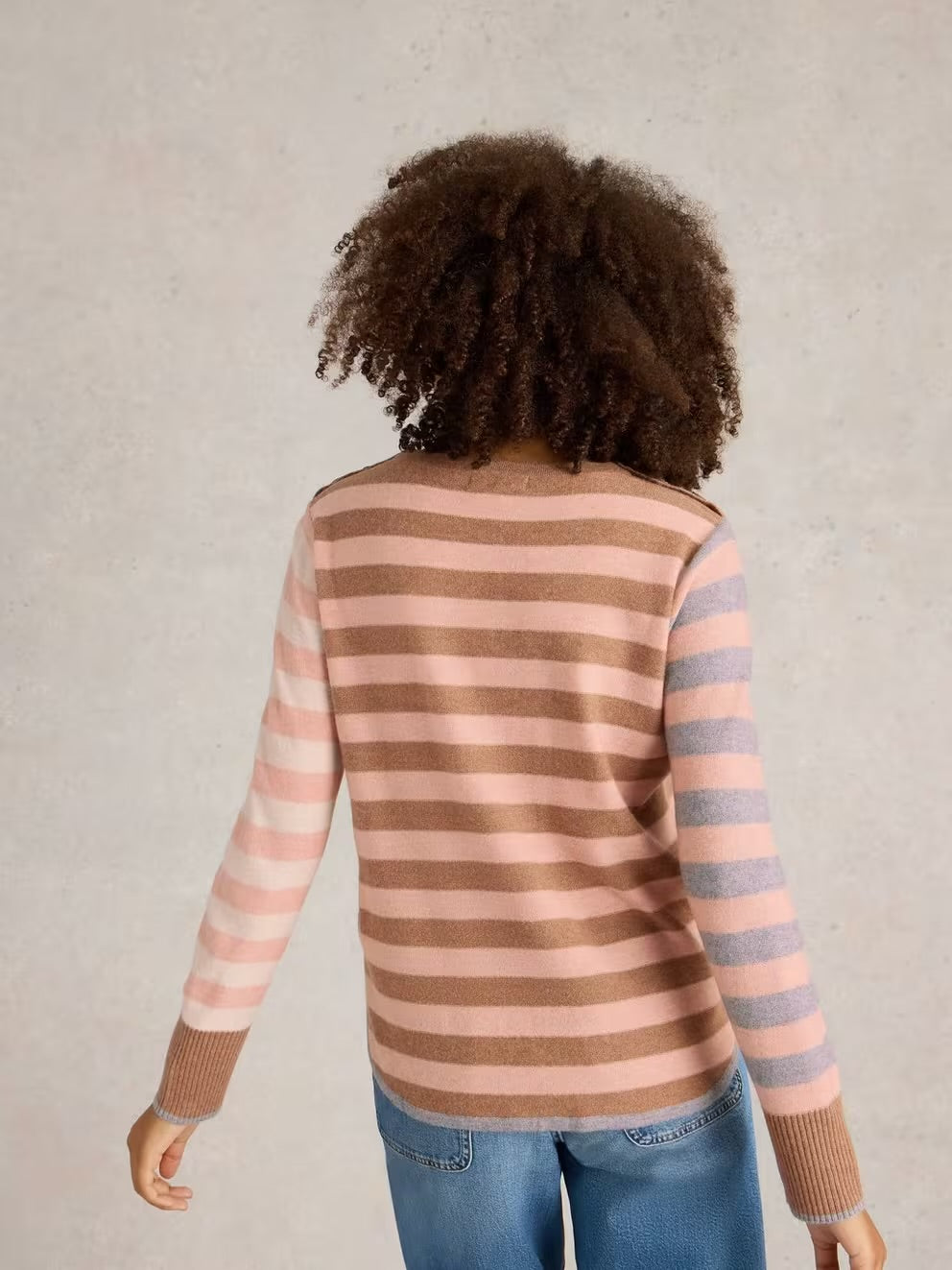 White Stuff Emma Stripe Jumper