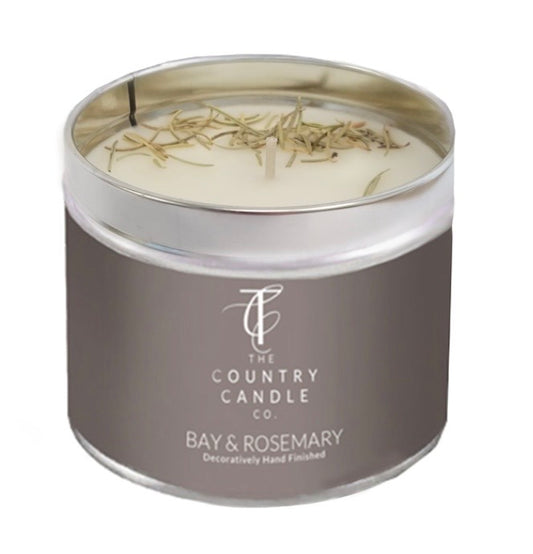 Bay & Rosemary Tin Candle