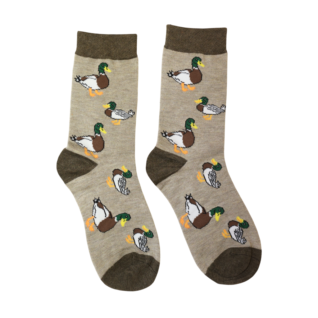 Jess & Lou Darling Duck Print Bamboo Socks