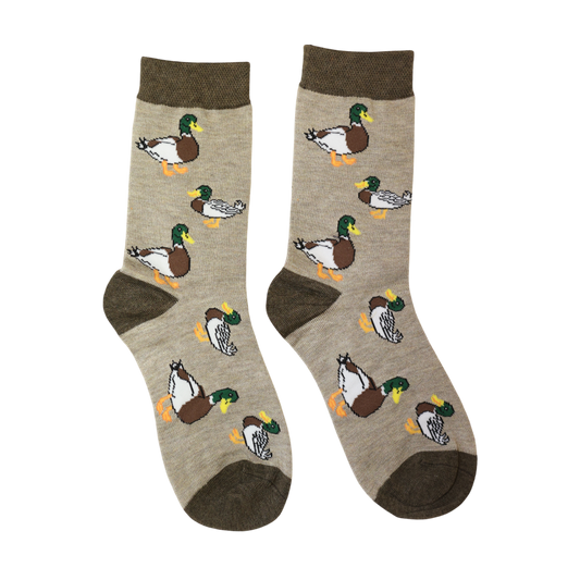 Jess & Lou Darling Duck Print Bamboo Socks