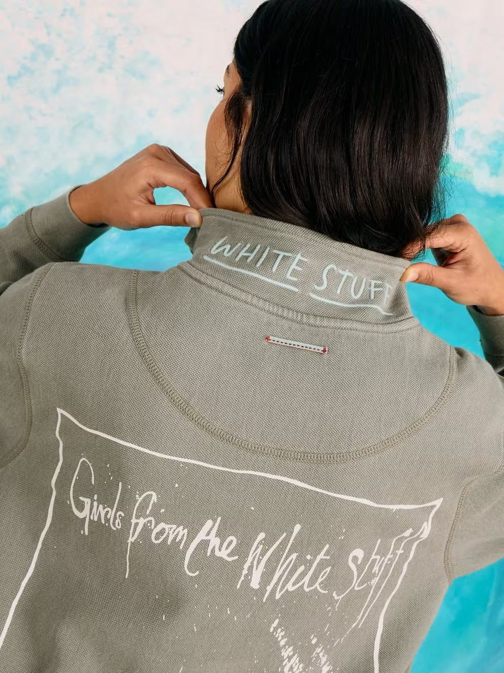 White Stuff Rewind ‘85 Half Zip Sweat