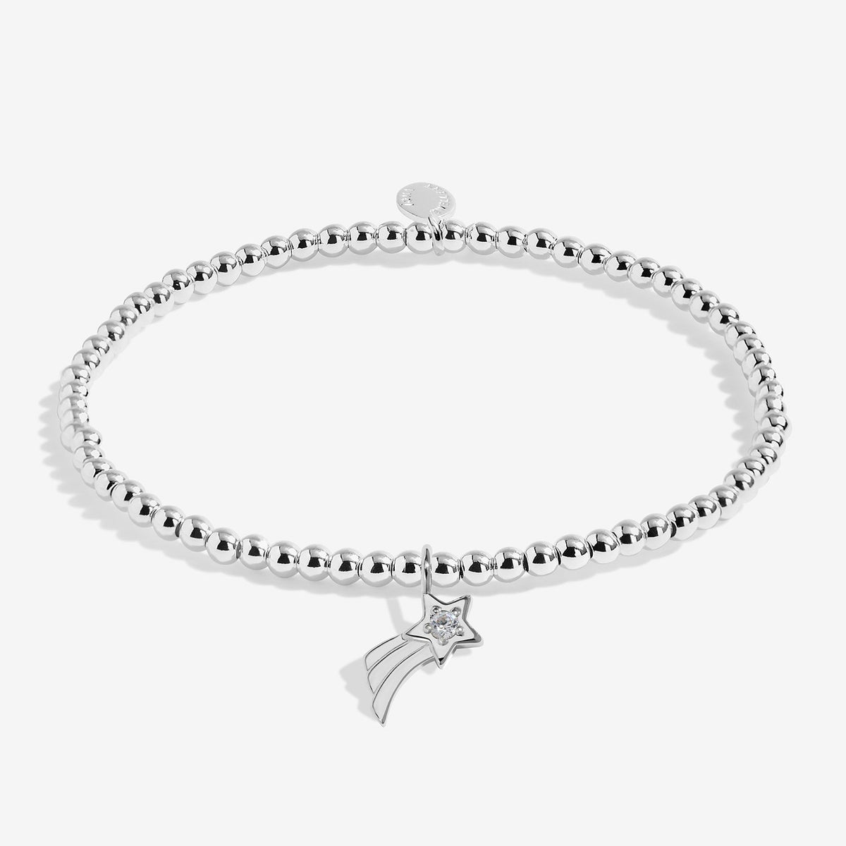 Joma Christmas A Little 'Merry Christmas Fabulous Friend' Bracelet In Silver Plating